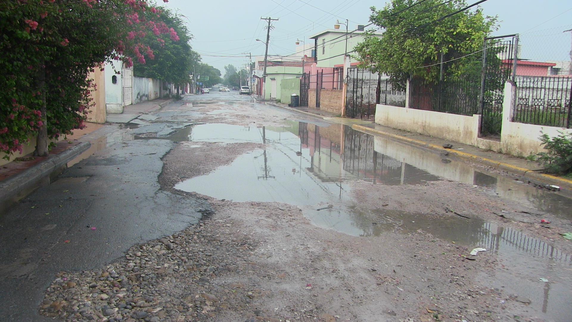 Así la calle Guerrero de la zona Centro