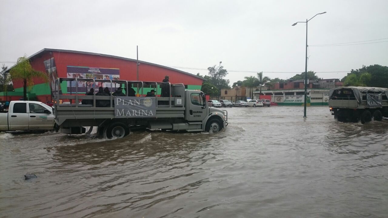 Amanece inundado Tampico y Madero