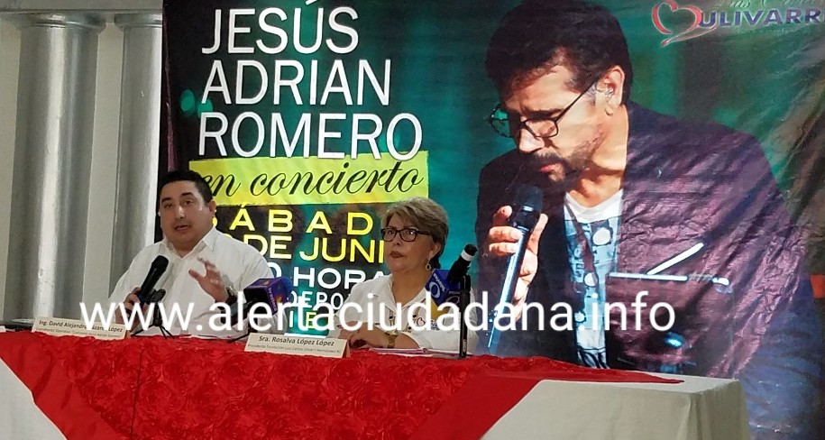 Concierto con causa de ‘Jesús Adrián Romero’