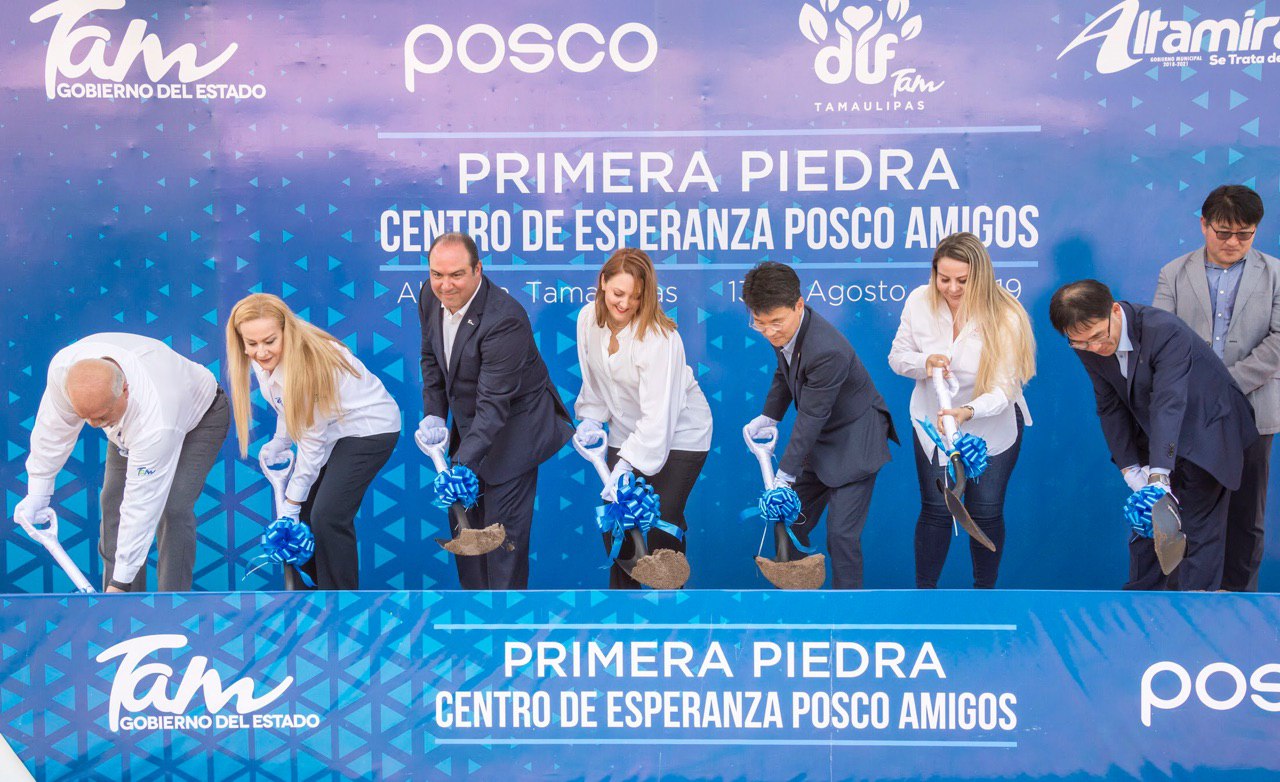 Inicia construcción del Centro de Esperanza Posco Amigos.