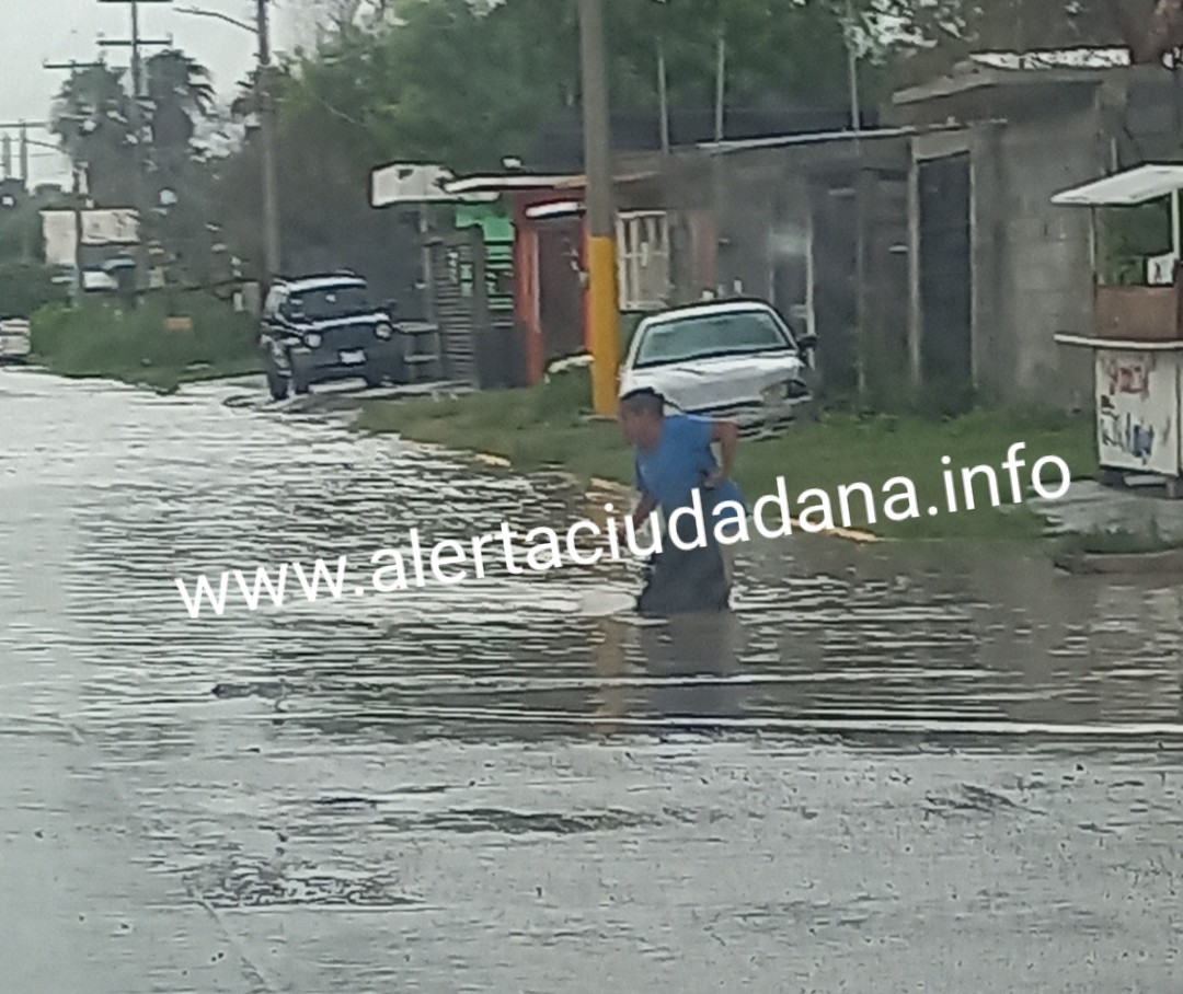 Limpia basura de alcantarilla para evitar inundarse