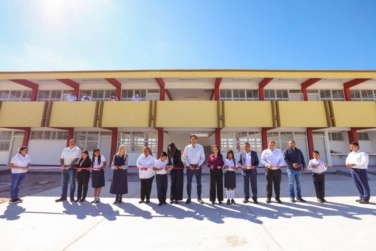 Inauguró Alcalde Carlos Peña Ortiz nueva Secundaria General