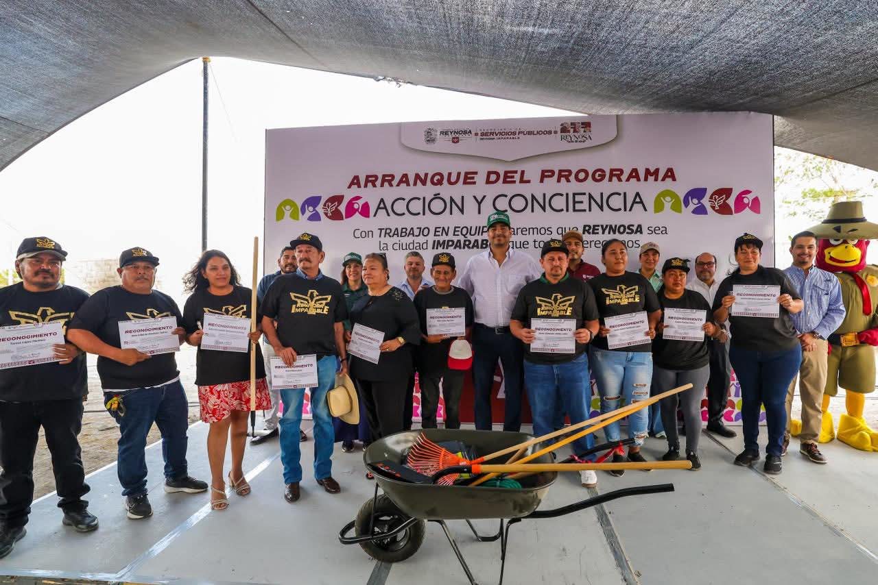 Avanza Reynosa con el Alcalde Carlos Peña Ortiz y el programa “Acción y Conciencia”