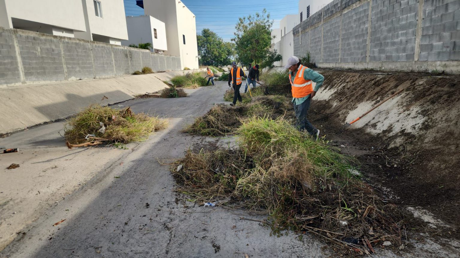 Desazolva Servicios Públicos de Reynosa drenes pluviales