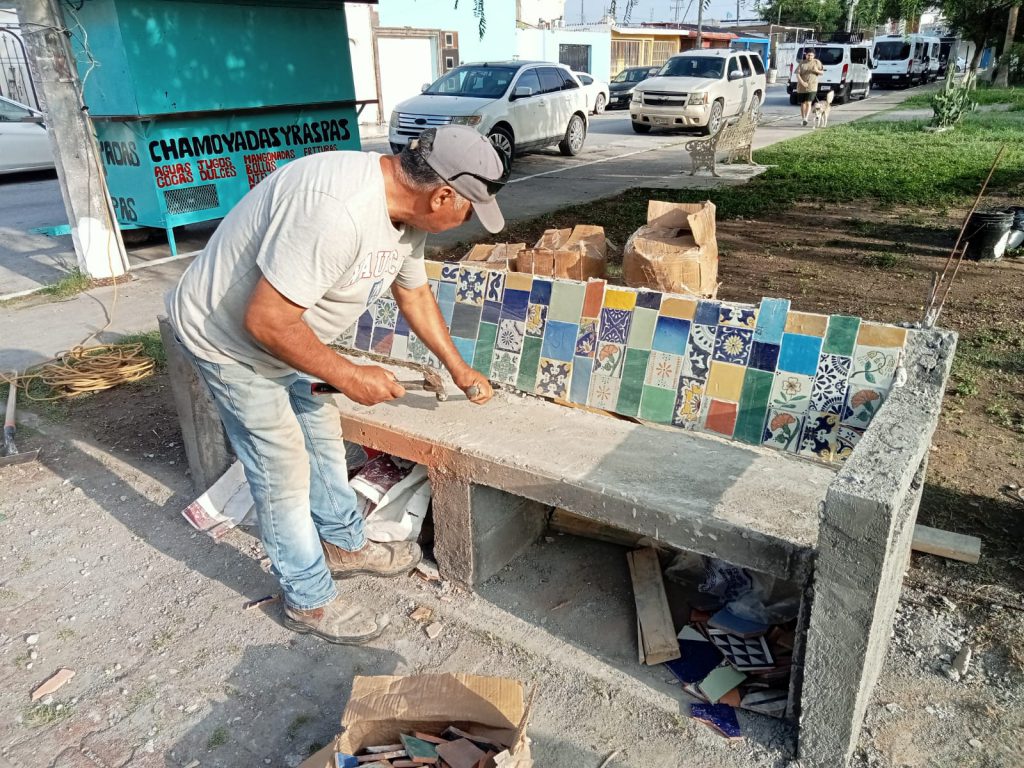 Repara Gobierno de Reynosa infraestructura pluvial y plazas públicas