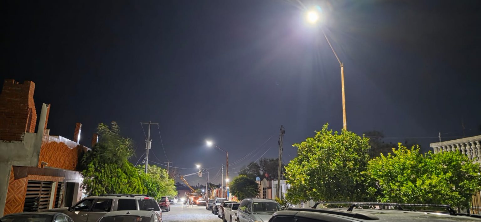 Con mayor iluminación en Reynosa mejor calidad de vida: Gobierno Municipal